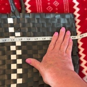 Kate Spade Woven Black And White Tote Bag NWOT